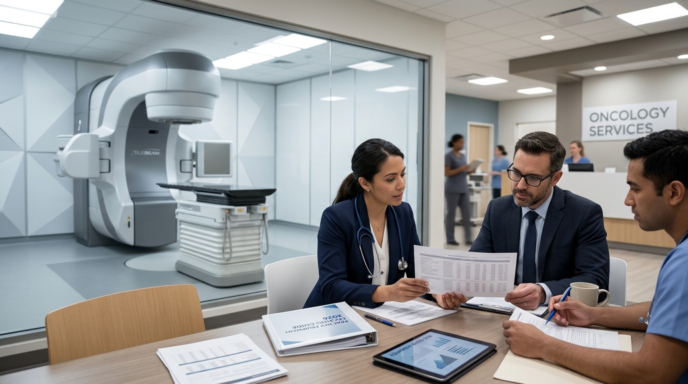 Illustration: Radiation Therapy Equipment Leasing Rates 2026: A Practice Owner’s Guide