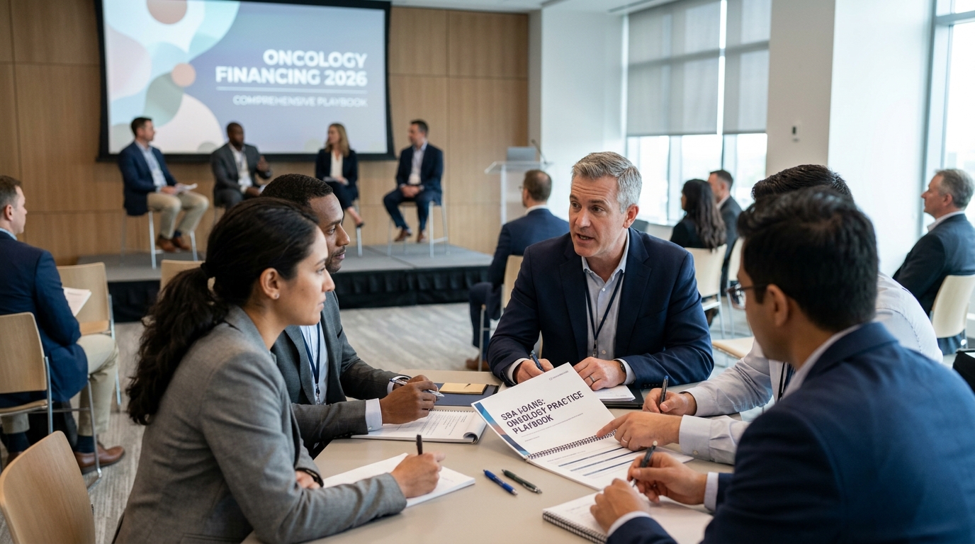 Illustration: SBA Loans for Oncology Practices: The 2026 Comprehensive Playbook